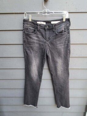 Pilcro & the Letterpress Parallel Black Faded Jeans size 28